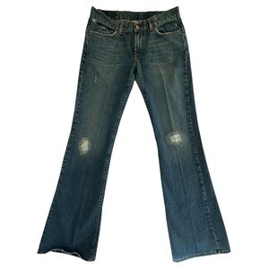 VTG Lucky Brand “Lucky Charmed” Women's Straight Leg Blue Jeans Made in USA